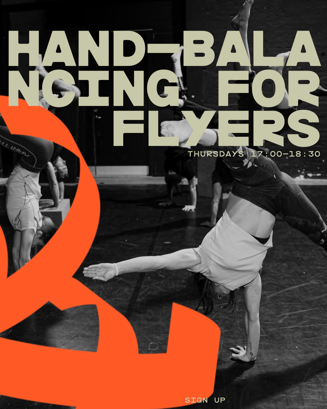 Hand-balancing for flyers